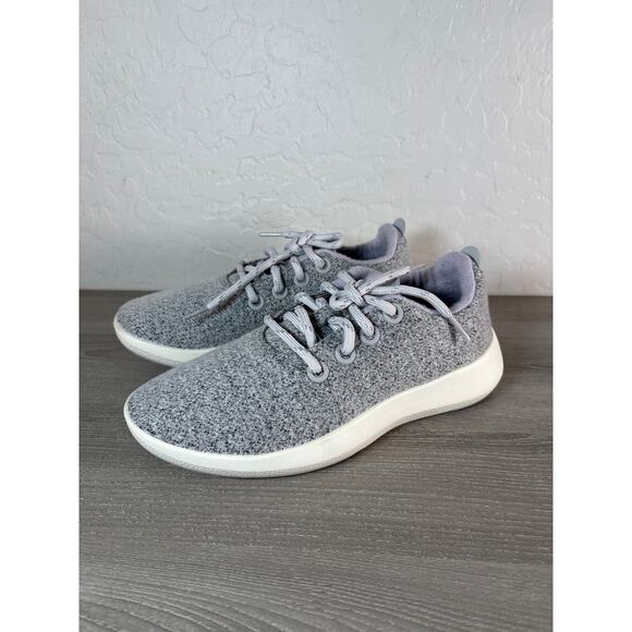 allbirds Shoes - Size 9 -New! Allbirds Wool Runner Mizzle Sneakers - Light Grey / White Womens